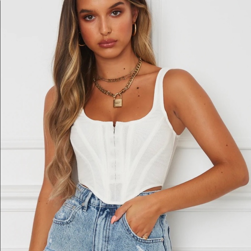 white fox boutique bustier